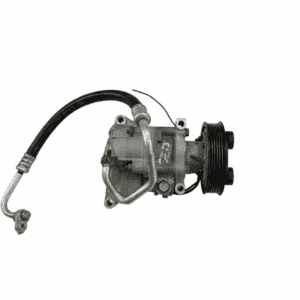Compresor A/C Mazda 3 motor 1.6 Z6 original vista polea y conectores